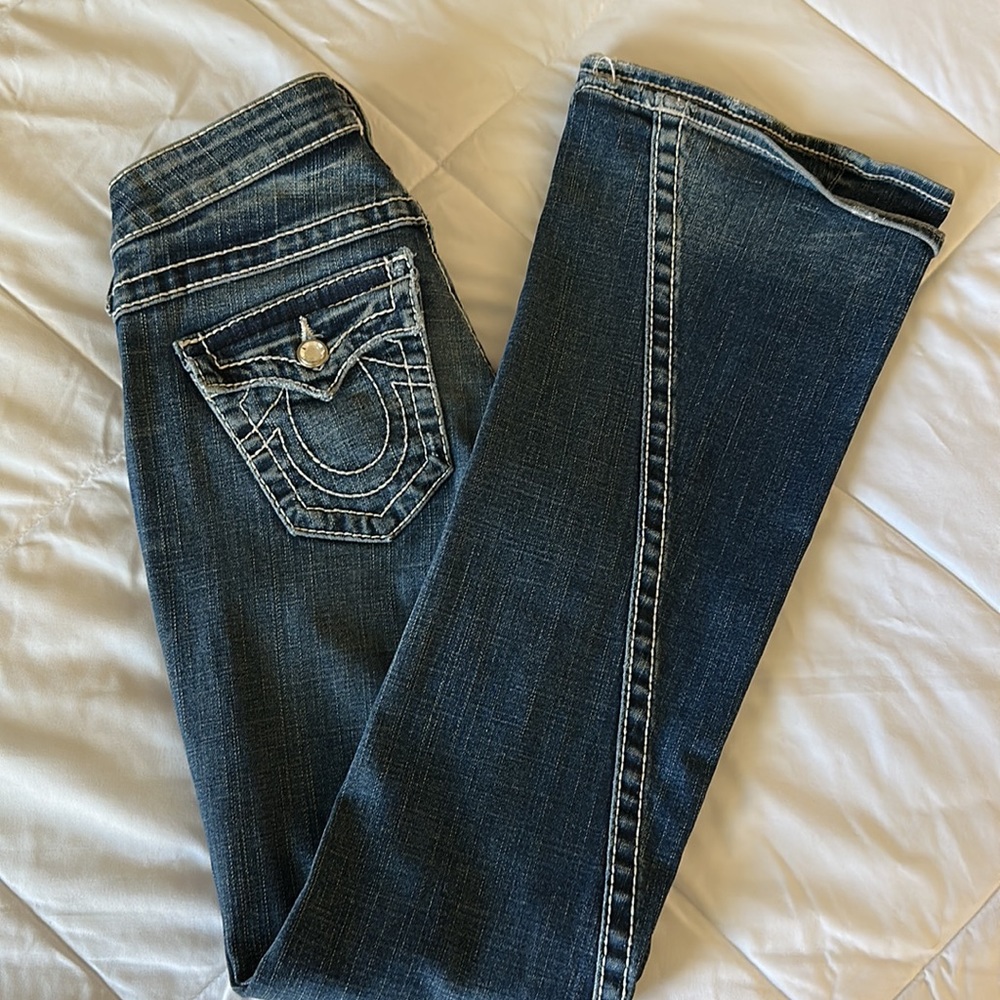True Religion Jeweled  Blue Jean I RN 112790